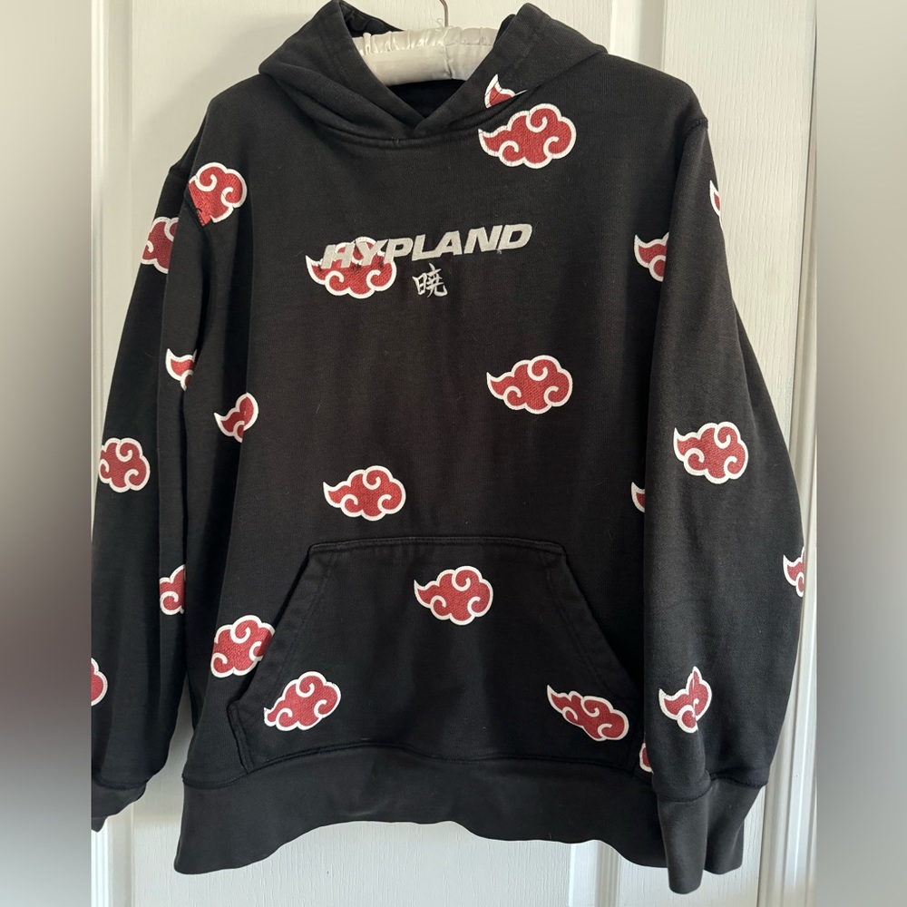Naruto x Hypland Akatsuki Pullover Hoodie Men's Small/Kids XL